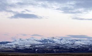 The sun sets over the Badger-Two Medicine area near Browning in March 2016 - AP