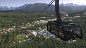 Renderings showcasing the design of the proposed Glacier View Tram Project. Courtesy image.